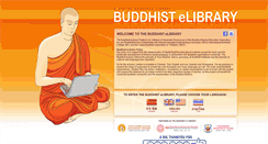 Desktop Screenshot of buddhistelibrary.org